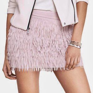 Flirty and Frilly PInk Mini Skirt From Express